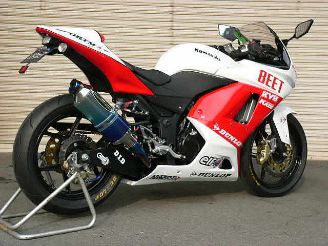 大人気ビート　BEET　スリップオンマフラー　ニンジャ250r NINJA250R パーツ