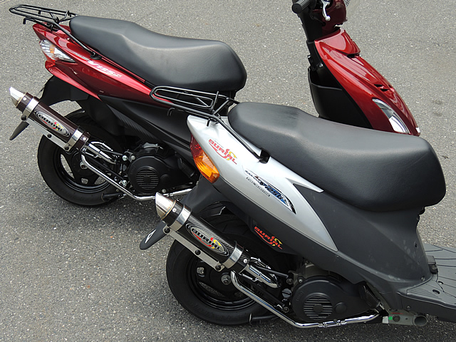 アドレスV125G アドレスV125S 社外マフラー カチ上げタイプ - マフラー