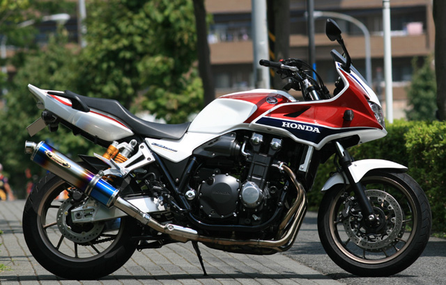 白 フリル付 TSRスリップオンマフラーCB1300SF、SB - 通販 - www