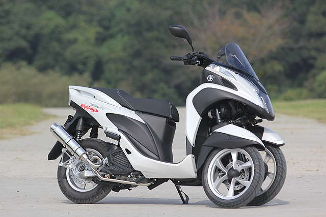 工場直売★ヤマハ　トリシティ　TRICITY125（EBJ-SE82J）｜PURE SPORT　“S”　SUSマフラー　中古★ マフラー本体（社外）