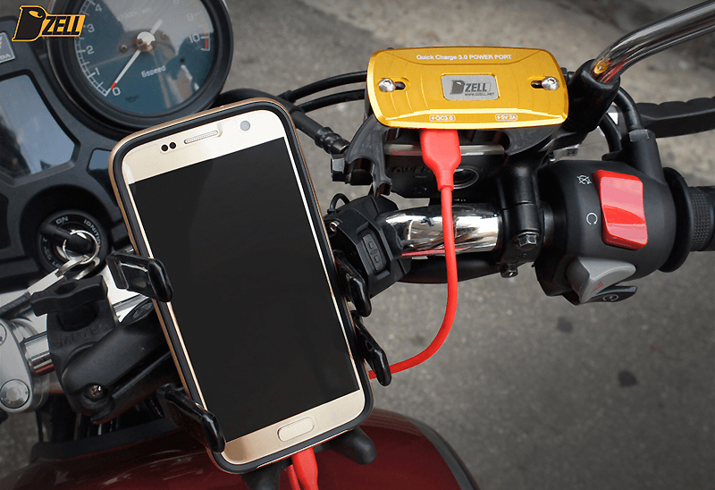 デザイン性と機能性を兼ね備えたDZELLのバイク用USBポート新登場 