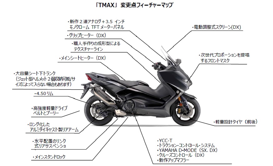 ヤマハ ニューモデル Tmax を17年3月から欧州で発売 バイクブロス マガジンズ