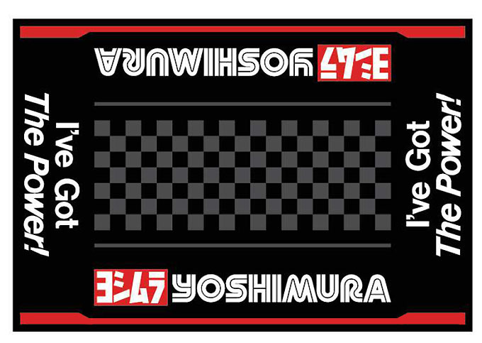 ヨシムラがレーシングフロアマット＆小さなマルチフロアマットの受注を 