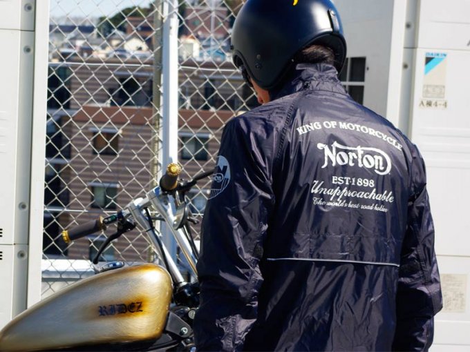Norton　カッパ　バイク　レインコート