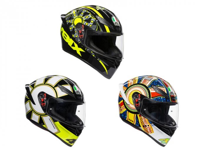 AGV K1 ロッシモデル レプリカ  バイクヘルメット