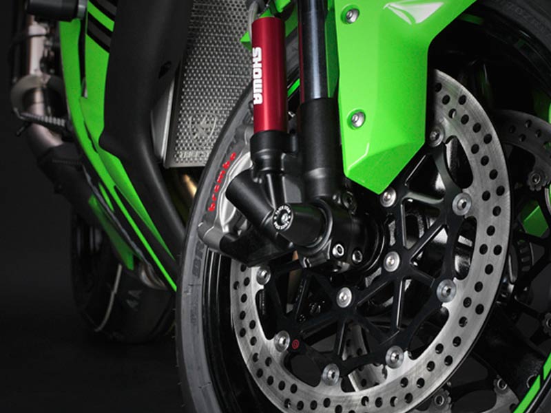 トリックスターからZX-10R(16-)用の『フロントアクスルスライダー』が 