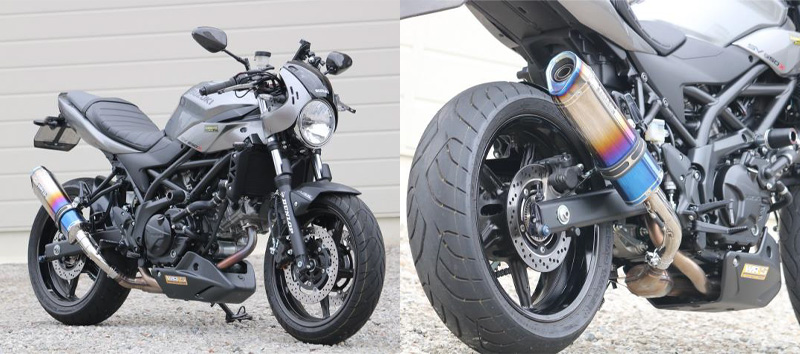 SV650/SV650X  WR’Sダブルアールズ　スリップオンマフラー