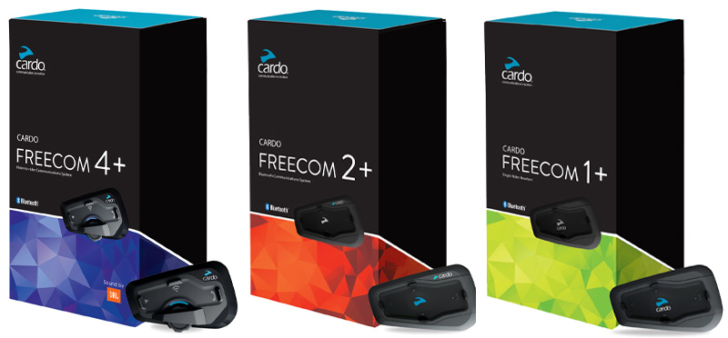 目的に合わせて選べる！ CardoからBTインカム「FREECOM 4＋」「FREECOM ...