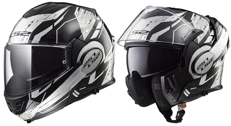 フルフェイスヘルメット システムヘルメット バイク用#5「レインボーシールド」