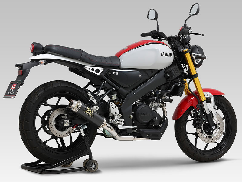 ヨシムラからヤマハ”XSR155（'19）”用「機械曲 GP-MAGNUMサイクロン 