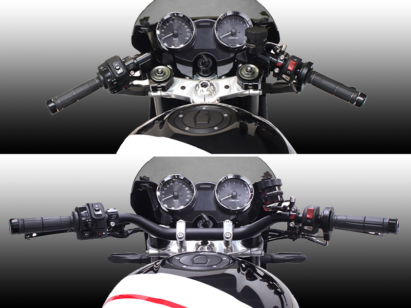 専門店では バイク 車パーツ ラバーマークAGRAS アグラス トップブリッジ アッパーブラケットセパレートタイプ Z900RS