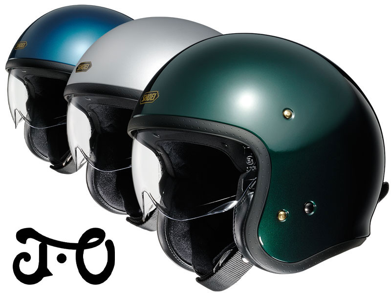 ショウエイのスモールジェットヘルメット「J・O」にカラー