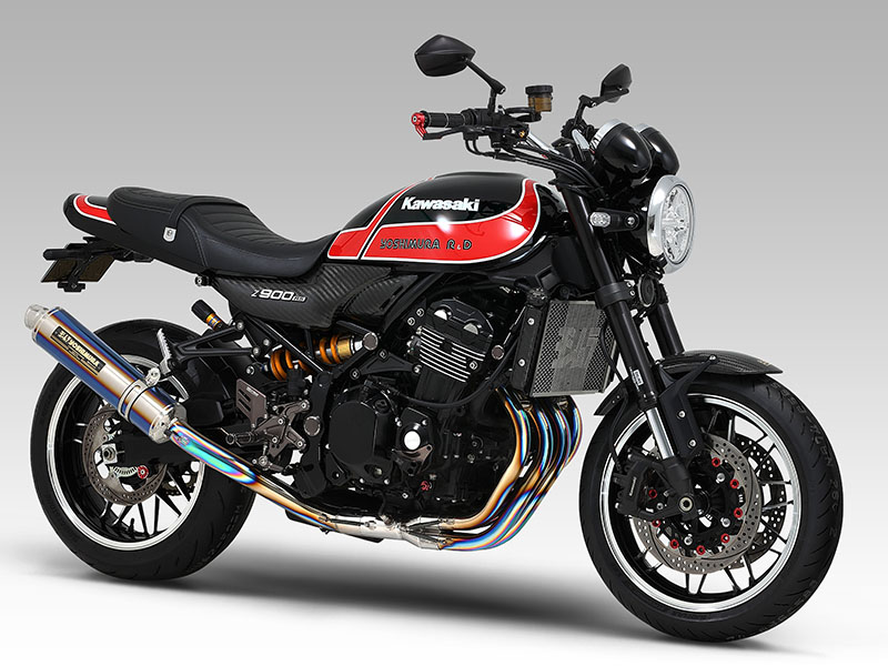 ヨシムラからZ900RS/CAFE（18-20）向けマフラー「機械曲チタン