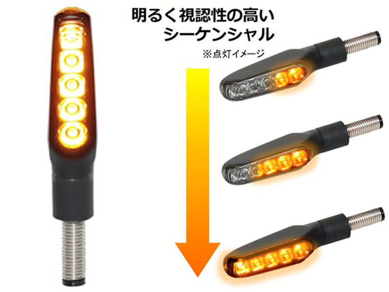 KN企画から車検対応ウインカー「KOSO シーケンシャル LED ウインカー2」がリリース！