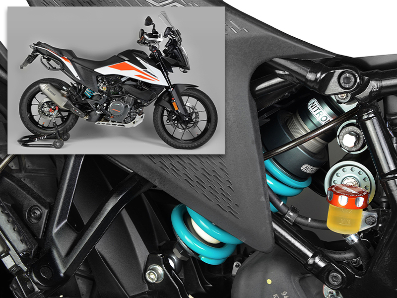 KTM 390 ADVENTURE の走りをグレードアップしてくれるリアショックアブソーバー3モデルがナイトロンから発売　メイン