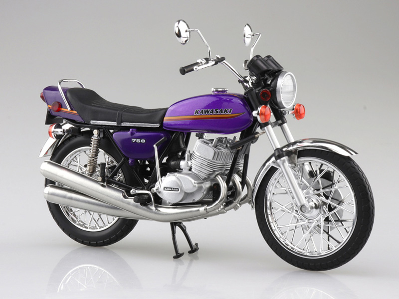 アオシマから塗装済みスケールモデル「1/12 完成品バイク KAWASAKI 750SS MACH IV（ヨーロッパ仕様）」が4月発売予定　記事5