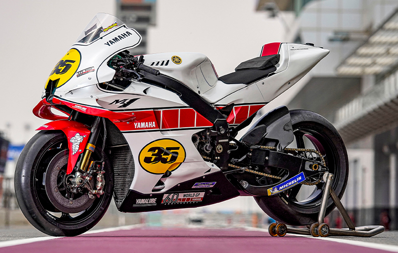 【ヤマハ】ロードレース世界選手権参戦60周年を記念した特別カラーの「YZR-M1」をカタールで公開　記事2