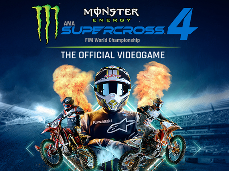 AMA スーパークロスを完全再現したゲーム「Monster Energy Supercross – The Official Videogame 4」が4/15発売予定！