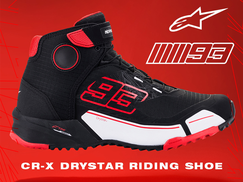 軽くて快適なライディングシューズ！「MM93 CR-X DRYSTAR（R）RIDING ...