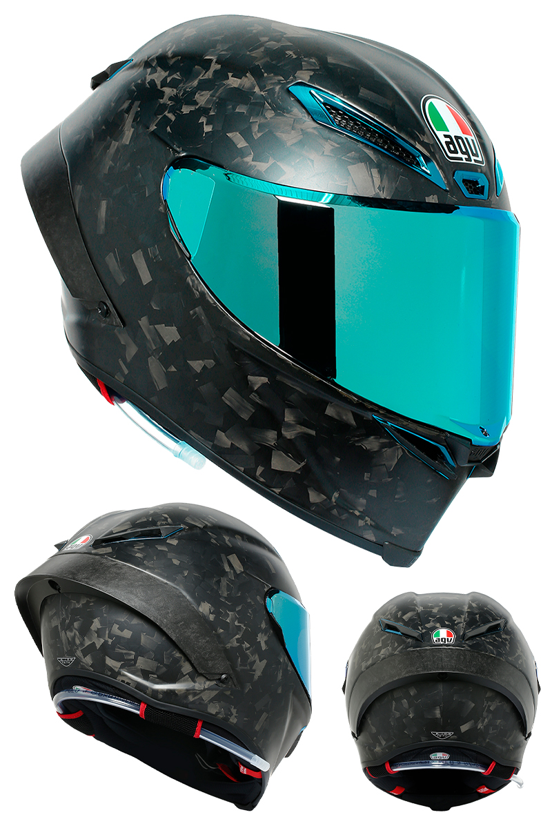 フォージドカーボン」を採用した AGV 初のヘルメット「PISTA GP RR 