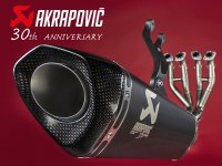 限定2本!! アクラポヴィッチの Ninja ZX-10R/RR 用30周年記念マフラーの予約受付が7/5よりスタート　メイン