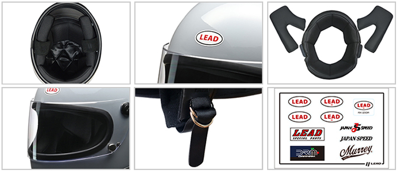 リード工業からビンテージ風フルフェイス「LEAD RX-100R フルフェイスヘルメット」が登場　記事3