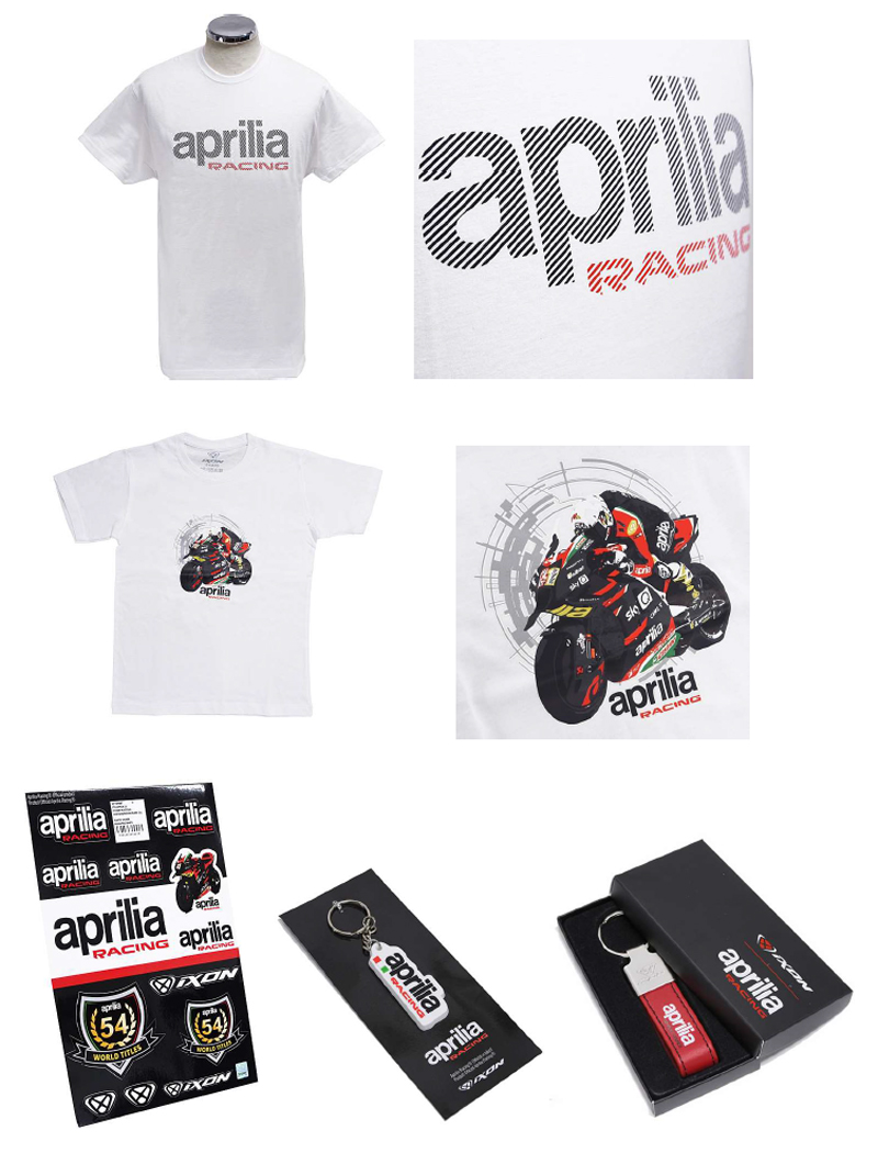 【アプリリア】MotoGP で活躍する「アプリリアレーシング」のチームウェアコレクションを発売　記事3