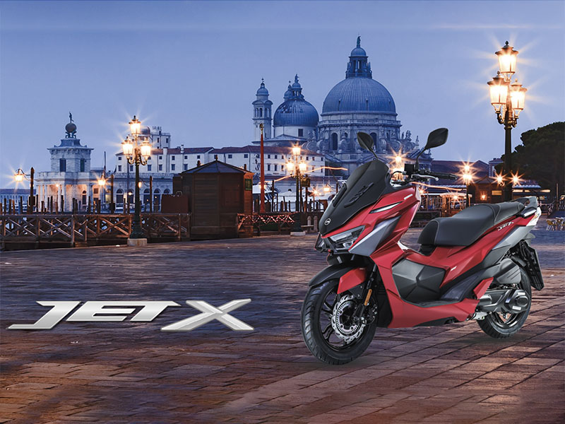 【SYM】アグレッシブデザインが魅力の原2スクーター「JET X 125」が発売開始！メイン