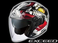 オージーケーカブト　オープンフェイスヘルメット　EXCEED MACHINE（エクシード・マシーン）　メイン