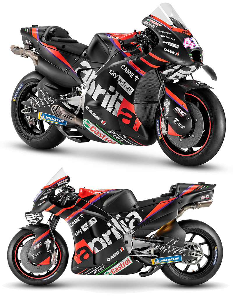 MotoGP 2022シーズンをファクトリーチーム「アプリリア・レーシング」として参戦　記事3