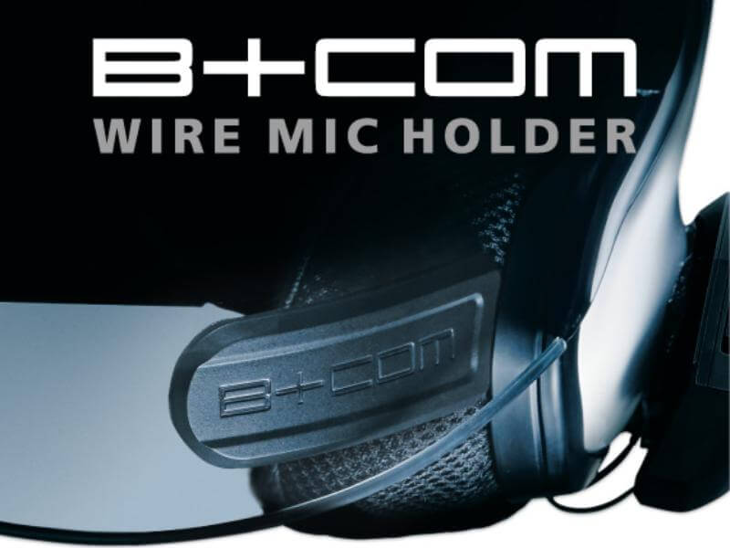 インカムのワイヤーマイクをヘルメットの口元に固定！ サイン・ハウスから「B+COM ワイヤーマイクホルダー」が3/3発売（動画あり）