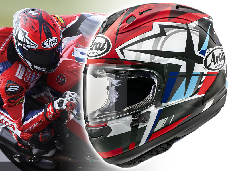 アライヘルメットから高橋巧選手のレプリカモデル「RX-7X TAKUMI（タクミ）」が5月中旬に発売　メイン