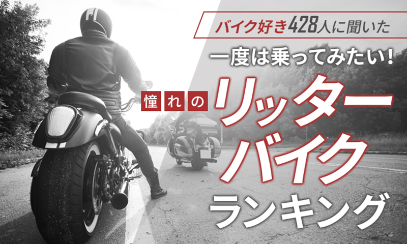 あなたが「一度は乗ってみたいリッターバイク」はどれ？ 日本トレンドリサーチがアンケート結果を発表！ 記事1
