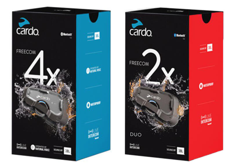 Cardo（カルド）の新型バイク用インカム「FREECOM 4x ／2x」「SPIRIT HD／SPIRIT」が岡田商事から6月下旬に発売！|  バイクブロス・マガジンズ