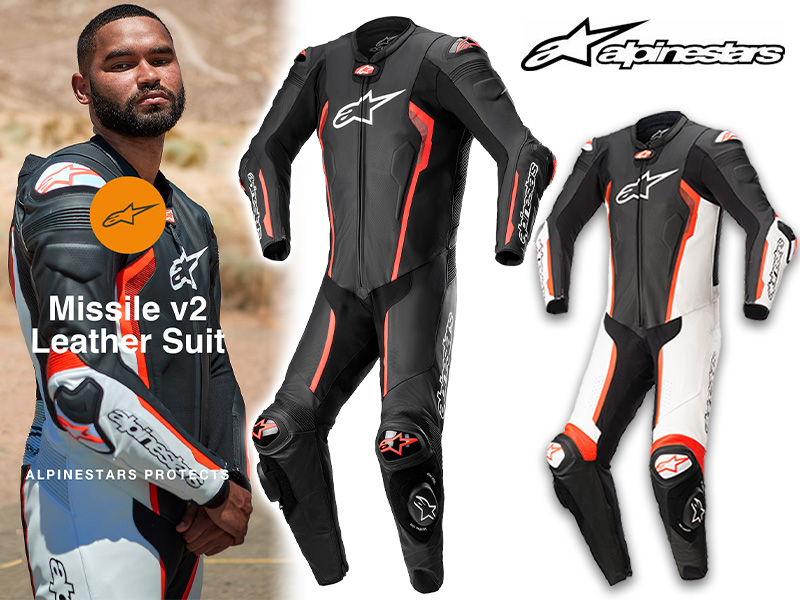 usa42Alpinestars Missile V2 モーターサイルレザージャケット