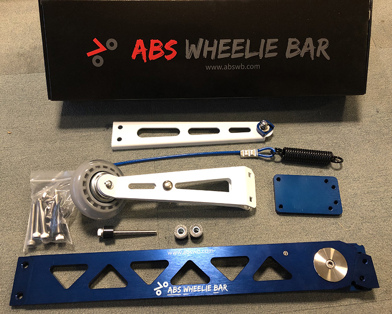 ラフ＆ロードからフロントアップ練習用のアシストパーツ「SB MOTO ABS Wheelie Bar」が新発売 記事3