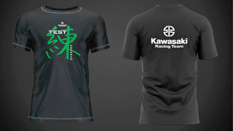【カワサキ】Kawasaki Racing Team 鈴鹿8耐テスト走行用ユニフォーム「"練"Tシャツ」が抽選で当たるフォロー＆リツイートキャンペーンがスタート！　記事１