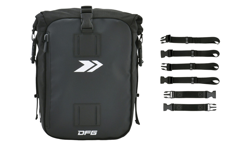 DFG の「モジュールモトパック7.5／15」をサイドバッグとして使えるオンロードバイク用アタッチメントが発売　記事５