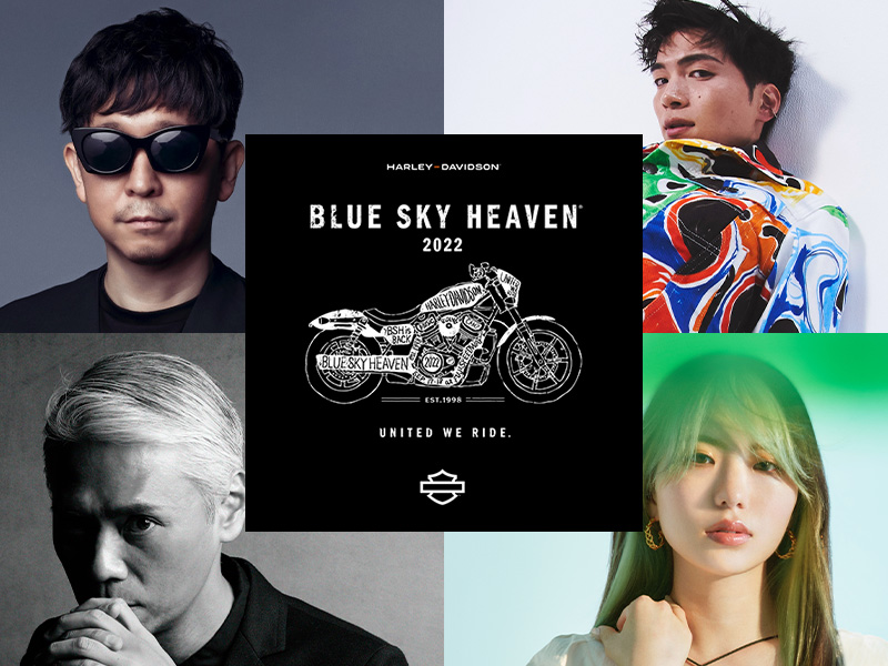 【ハーレー】ライダーの祭典「BLUE SKY HEAVEN」音楽ステージの出演者を発表！　メイン