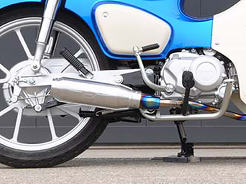 スーパーカブ110 マフラー KWV K2 ホンダ 純正  バイク 部品 JA07 SuperCub110 コケキズ無し 品薄 希少品 車検 Genuine:22324740