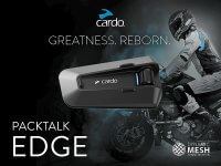 Cardo（カルド）のバイク用インカム「PACKTALK EDGE（パックトークエッジ）」新フラッグシップモデルが岡田商事から9/15発売！ メイン