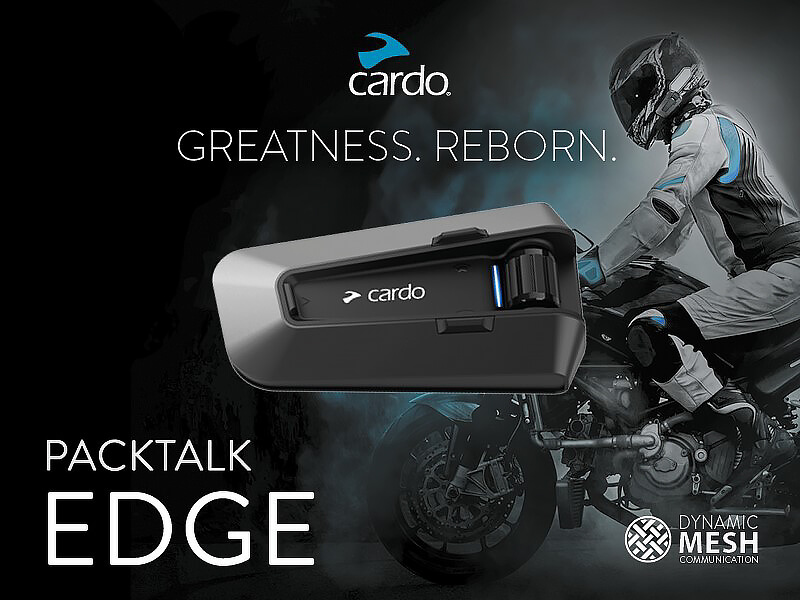 カルドの新型バイク用インカム「PACKTALK EDGE／パックトークエッジ 