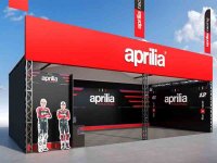 【アプリリア】MotoGP（TM）日本グランプリにアプリリアブースを出展！ 最新モデルの展示やグッズ販売も　メイン