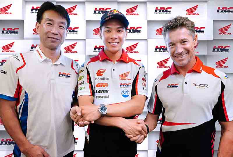 【ホンダ】HRC が MotoGP 参戦の中上貴晶選手と契約更新に合意 記事1