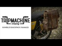 クラシカルなデザインのツーリングバッグ「RAMBLER BACKPACK PANNIER／ランブラーバックパックパニア」がモトーリモーダより9月下旬発売　