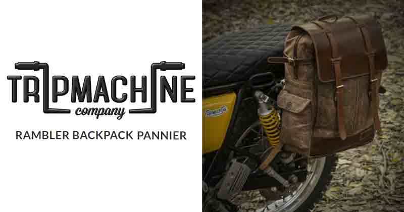 クラシカルなデザインのツーリングバッグ「RAMBLER BACKPACK PANNIER 