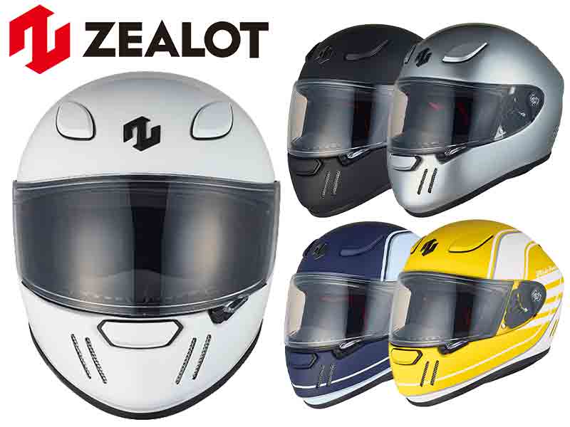 【新品✅】ZEALOT ジーロット フルフェイスヘルメット　ホワイト754