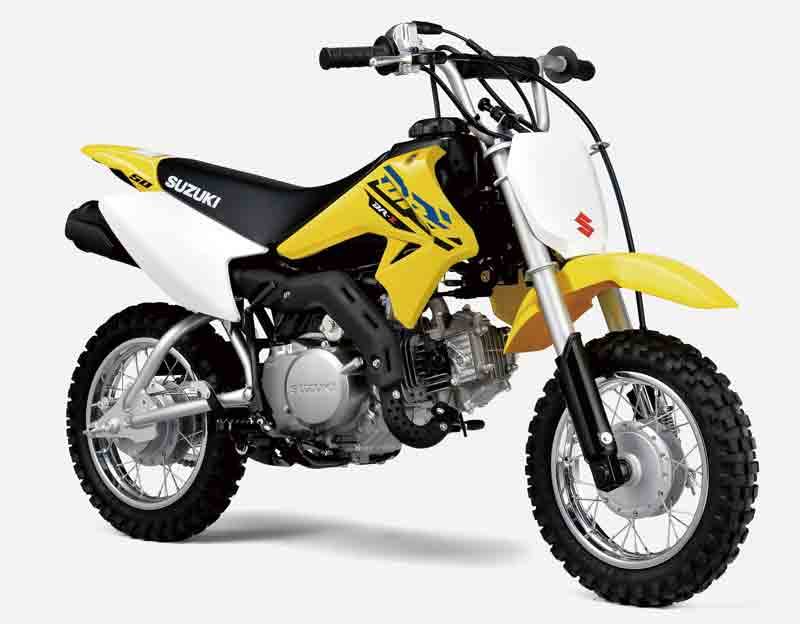 【スズキ】キッズ用オフロードバイク「DR-Z50」2023年モデルを10/6に発売　記事１