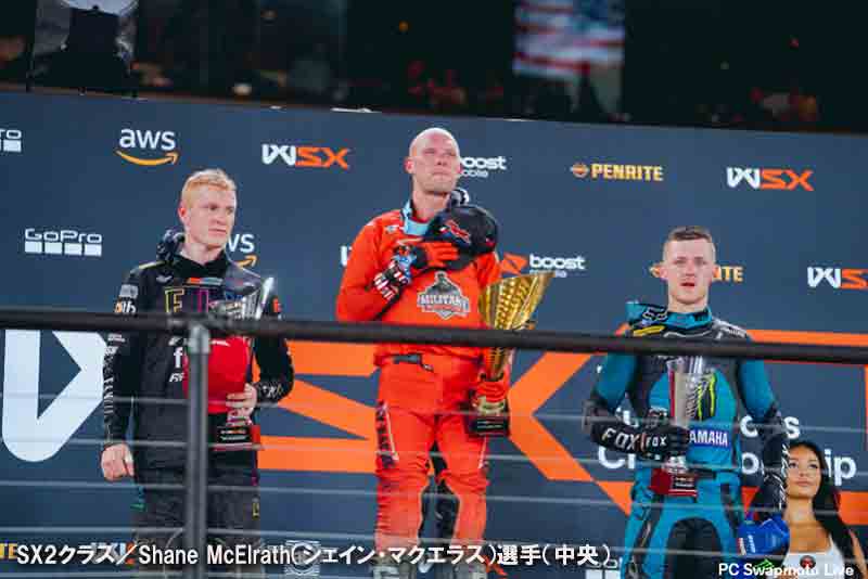 2022 FIM ワールドスーパークロスチャンピオンシップの初代シリーズチャンピオンをダンロップタイヤ装着車両のライダー2名が獲得　記事２