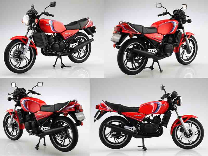 青島文化教材社から「1/12 完成品バイク Yamaha RZ250」が2023年5月発売予定 記事5